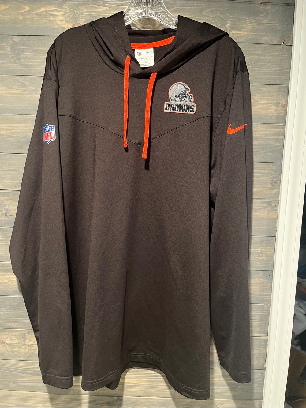Nike NFL Cleveland Browns with logo Hoodie shirt XL